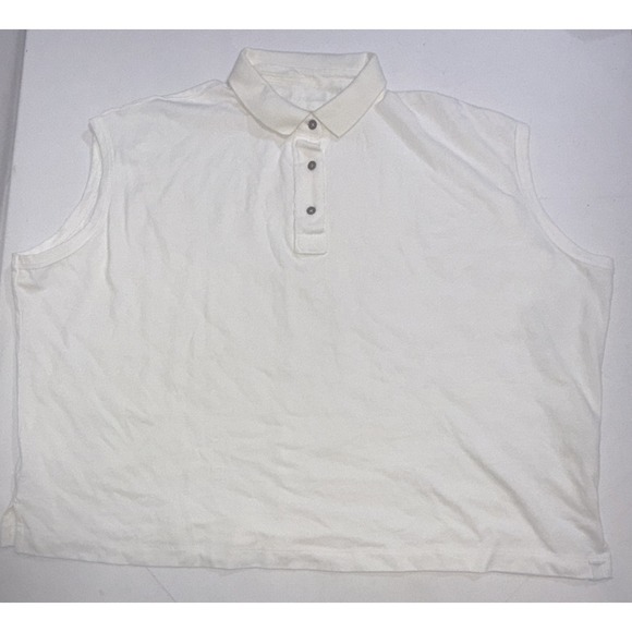 We The Free People Keep On White Boho Hippie Peasant Gypsy Polo Top Medium - Picture 5 of 16